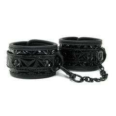 Оковы для ног на цепочке Luxury fetish черные