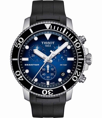 Швейцарские наручные часы Tissot T-Sport Seastar T120.417.17.041.00 с хронографом