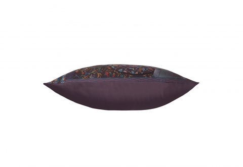 Наволочка 50x70 Mollen Светлица ежевично-черная шелковая