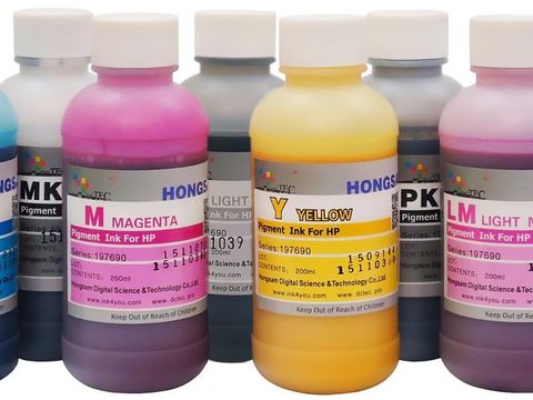 Набор чернил DCTec DC8P-Z2100/200 (для HP Z2100/Z3100/B9180) 8x200мл