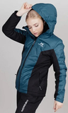 Утеплённая прогулочная куртка Nordski Base Deep Teal/Black женская