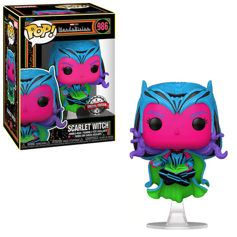 Funko POP! Marvel. WandaVision: Scarlet Witch (Blacklight Exc) (986)