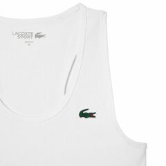 Топ теннисный Lacoste Sport Slim Fit Ribbed Tank Top - white