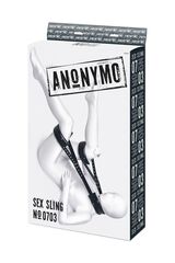 Черные кожаные стропы для фиксации Anonymo - 