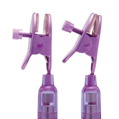 Многоскоскоростные виброзажимы для сосков Remote Control Vibrating Nipple Clips - 