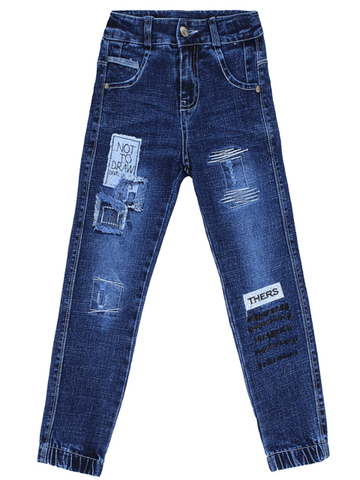 1917 джинсы для мальчиков, синие