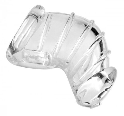 Насадка для ограничения эрекции Detained Soft Body Chastity Cage - XR Brands Master Series AE408