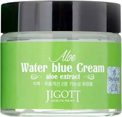 Jigott Cream Крем для лица с алоэ Jigott Aloe Water Blue Cream