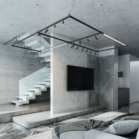 Набор подвеса угловой с питанием Elektrostandard Module System 85187/00 черный