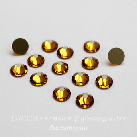 2058 Стразы Сваровски холодной фиксации Topaz ss30 (6,32-6,5 мм)