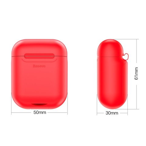 Беспроводное зарядное устройство Baseus wireless charger for Airpods Red