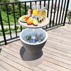 Стол пластиковый мини-бар Tagliamento Belle Cool Bar, тортора