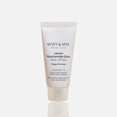 Маска глиняная для сияния кожи Mary&May Lemon Niacinamide Glow Wash Off Pack