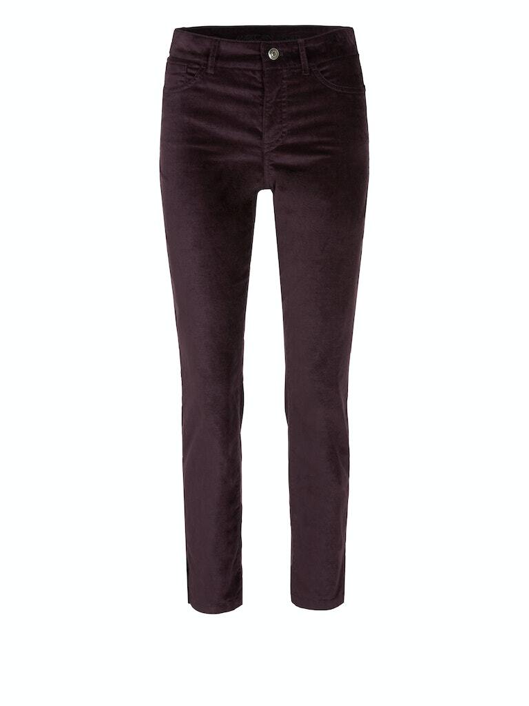 Marc Cain Sports Джинсы велюровые укороченные из хлопка с лиоцеллом и эластаном