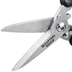 KRAFTOOL Alligator, 200 мм, многофункциональные прямые технические ножницы (23201)