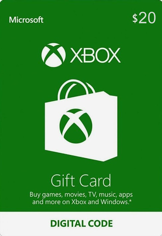 Пополнение бумажника на 20$ (Xbox Store USA) [Цифровой код доступа]