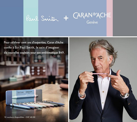 Ручка шариковая Caran d`Ache 849 Paul Smith SE, Putty  (849.402)