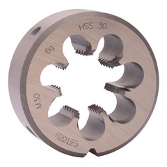 Плашка М30х3,5 DINEN22568 HSS 6g 65х25мм (Стружколом) Bucovice(CzTool) 270300