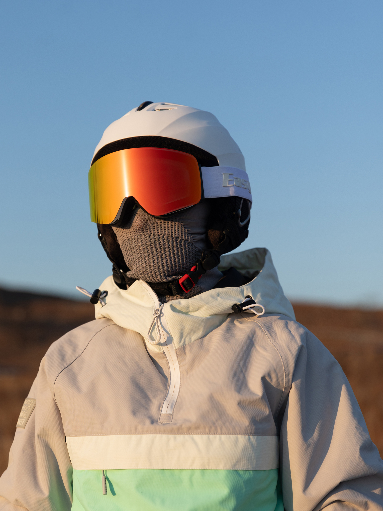 Маска горнолыжная EasyRider WHITE цвет красный - Маски горнолыжные | iRide shop фото 2