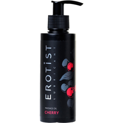 Erotist Cherry, massage oil-lubricant, 150 мл
