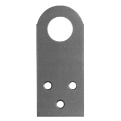 ЗУБР ПР-2.0, 90 x 40 x 2 мм, прямая проушина для навесных замков (31038-90) (20 штук)