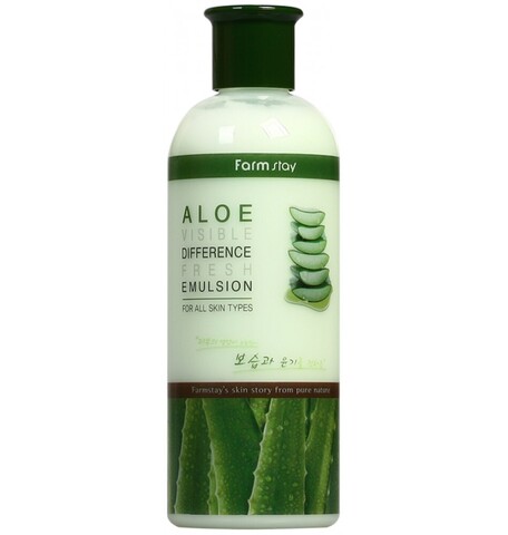 Farmstay Aloe Эмульсия освежающая с экстрактом алоэ Aloe Visible Difference Fresh Emulsion