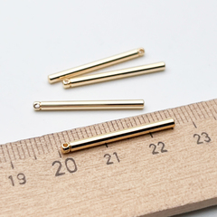 Подвеска Палочка, цвет золото, размер 25*2 мм, цена за 1 шт