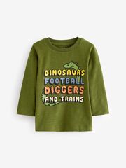 Лонгслив для мальчика Next B98-238, Зеленый