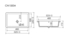Ceramica Nova CN15005 CN15005 Раковина встраиваемая снизу Ceramicanova Era 465x380x200 мм, белый