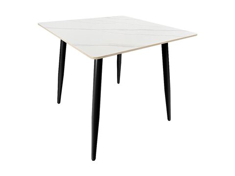 Стол Uni-Form-S.2B SBlack/White Matt Marble 727*800*800