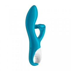Вибратор-кролик Embrace me berry Satisfyer, бирюзовый