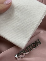 Воротник (подвяз) трикотажный белый 0,4 м, ширина 9 см