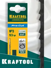 KRAFTOOL Pro Cut, 130 мм, 6 шт, полотна для лобзика (15340-03)