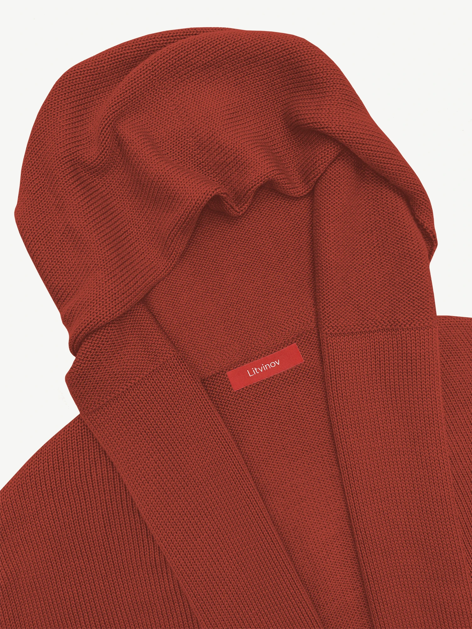 Кардиган с капюшоном из шелка