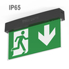 Световой указатель эвакуационного выхода в черном корпусе Moncato OT927 IP65 BLACK