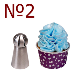 Насадка кондитерская Восточная роза №2, Китай