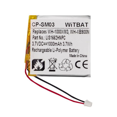 Аккумулятор для наушников Sony WH-1000XM3, WH-1000XM4, WH-XB900N