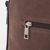 Сумка Саломея 210 эко-замша шоколад