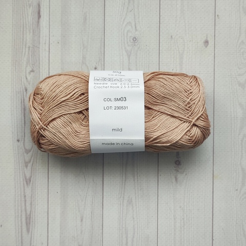 Пряжа лен-тенсель 03 беж