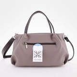 Сумка Саломея 334 наппа тауп + шоколад