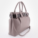 Сумка Саломея 2006 наппа тауп + шоколад