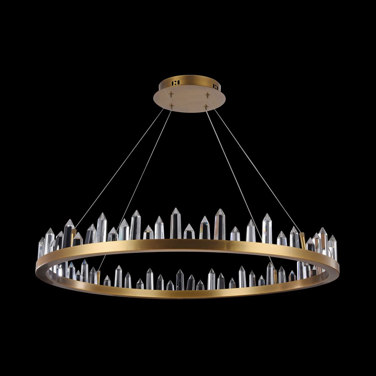 Подвесная светодиодная люстра Maytoni Gletscher H186-PL-01-61W-BS