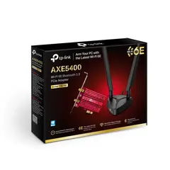 Треххдиапазонный беспроводной PCIe-адаптер TP-Link Archer TXE75E  Wi-Fi 6E AXE5400 с поддержкой Bluetooth 5.3 — фото 3