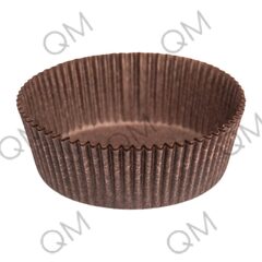 Тарталетки круг 6А (коричневая) 45*26 мм, 100 шт