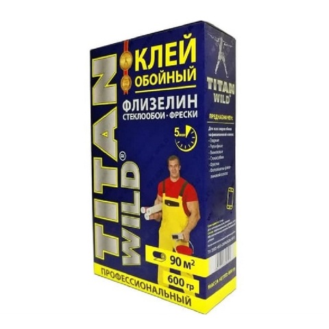 TW-F-600 Клей обойный Titan Wild флизелиновый, 600г (TITAN WILD)
