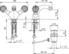 Cezares LORD-BS1-01 LORD-BS1-01 Смеситель на биде c донным клапаном хром, ручки хром