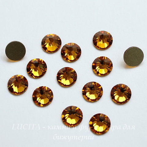 2058 Стразы Сваровски холодной фиксации Topaz ss30 (6,32-6,5 мм)