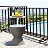 Стол пластиковый мини-бар Tagliamento Belle Cool Bar, тортора