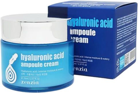 Jigott Zenzia Крем для лица с гиалуроновой кислотой Zenzia Hyaluronic Acid Ampoule Cream