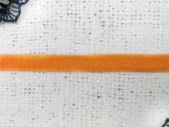 Лента киперная, хлопок, ш. 1 см, светлый оранжевый